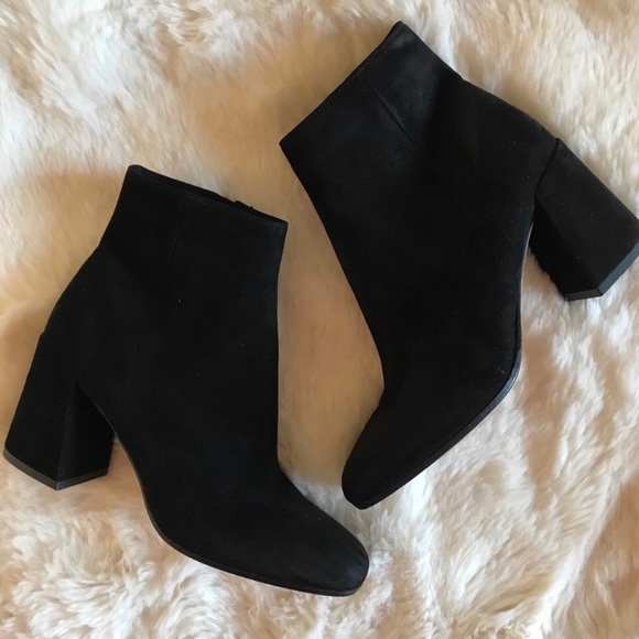 Vince Shoes - Vince black suede heeled  boot